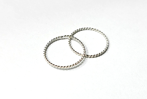 링반지 (꽈베기) 2개