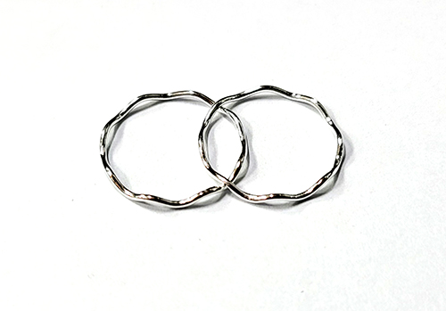 링반지 (웨이브) 2개