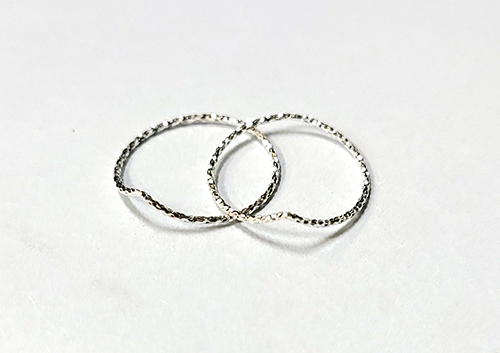 링반지 (V커팅) 2개