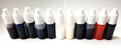 보석 레진 안료 오렌지