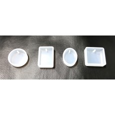 보석 레진몰드 팬던트(직사각)