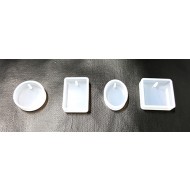 보석 레진몰드 팬던트(타원)