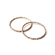 링반지 (커팅 핑크도금) 2개