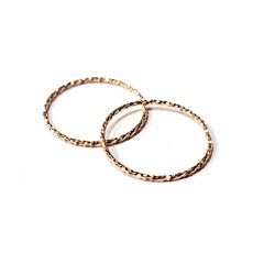 링반지 (커팅 핑크도금) 2개